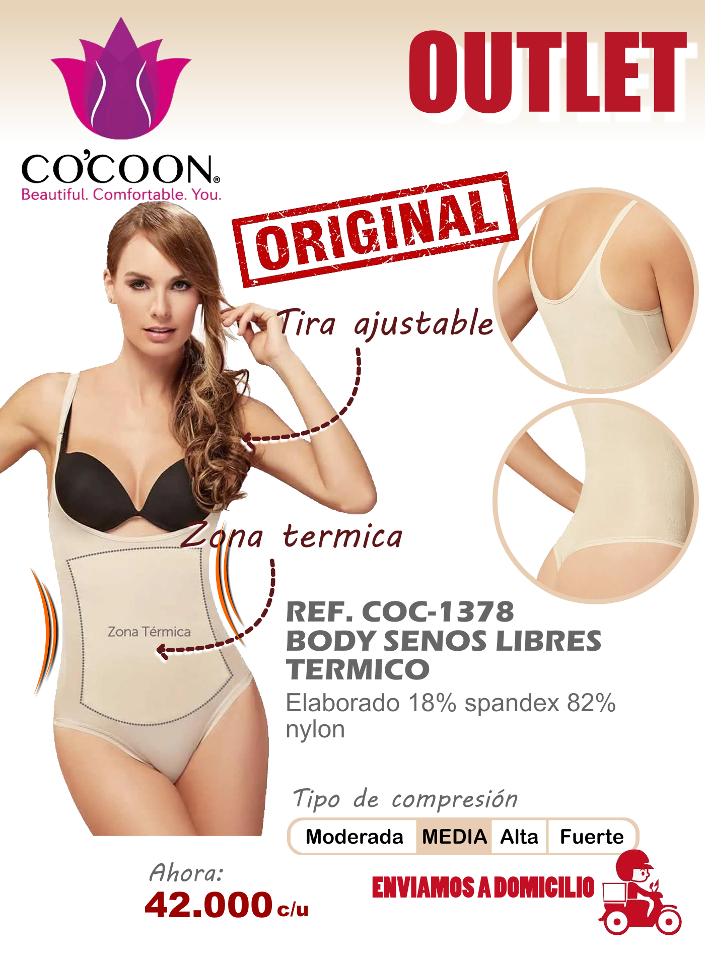 body senos libres termico original cocoon